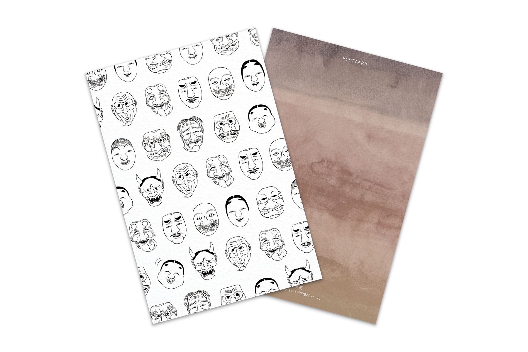 コノハムシ2.0　能狂言面